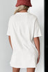 Sequin Flag Can Graphic Oversized Short Sleeve Tee