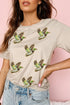 Sequin Flying Mallard Patch Crewneck Graphic Tee