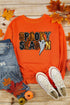 Sequin Graphic Oversized Long Sleeve Pullover Sweatshirt