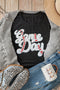 Sequin Graphic Short Sleeve Crew Neck Tee