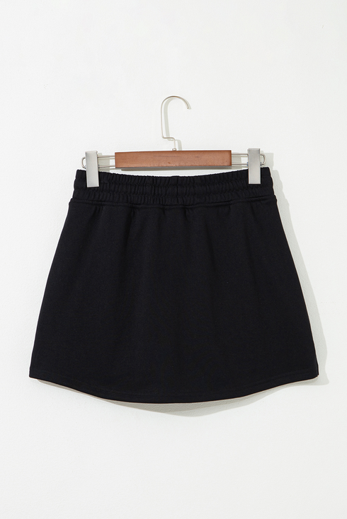 Sequin Heifer Patch French Terry Drawstring Graphic Pants