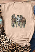 Sequin Horse Patch Short Sleeve Crewneck Tee