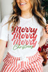 Sequin Letter Graphic Crew Neck Short Sleeve Tee