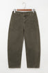 Sequin Mallard Graphic Ankle Length Barrel Silhouette Pants