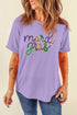 Sequin Mardi Gras Graphic Shirt