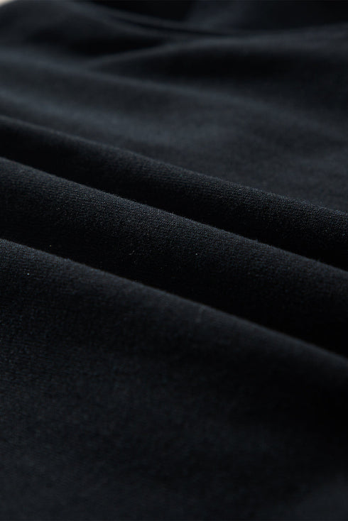 Sequin Merry Script Lights Sweatshirt Lounge Short Set