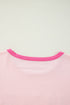 Sequin Nutcracker Graphic Colorblock Long Sleeve Top
