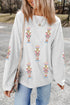 Sequin Nutcracker Graphic Corded Crewneck Sweatshirt
