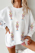 Sequin Nutcracker Graphic Corded Crewneck Sweatshirt