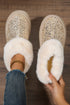 Sequin Plush Lined Thick Sole Platform Slip On Boots