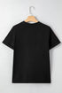 Sequin Pumpkin Graphic Short Sleeve Jersey Tee