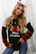 Sequin Raglan Holiday Tree Graphic Long Sleeve Top