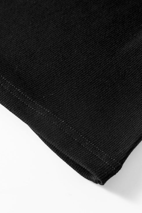 Sequin Star Detailed Half Sleeve Viscose Top