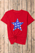 Sequin Star Graphic Short Sleeve Jersey Tee
