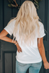 Sequin Strawberry Patch Crew Neck Short Sleeve Graphic Tee