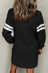 Sequin Turkey Varsity Long Sleeve Shift Dress