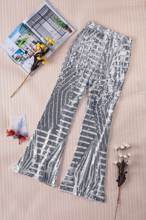 Sequin Wide Leg Pants