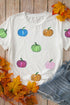 Sequined Harvest Graphic Short Sleeve Jersey Tee