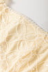 Sequined Lace Mesh Bubble Sleeve Square Neck Dress