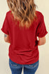 Sequined Love Graphic Short Sleeve Jersey Tee