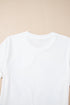 Sequined Rugby Football Graphic Short Sleeve Jersey Tee