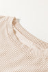 Sequined Turkey Corded Knit Loose Fit Graphic Set