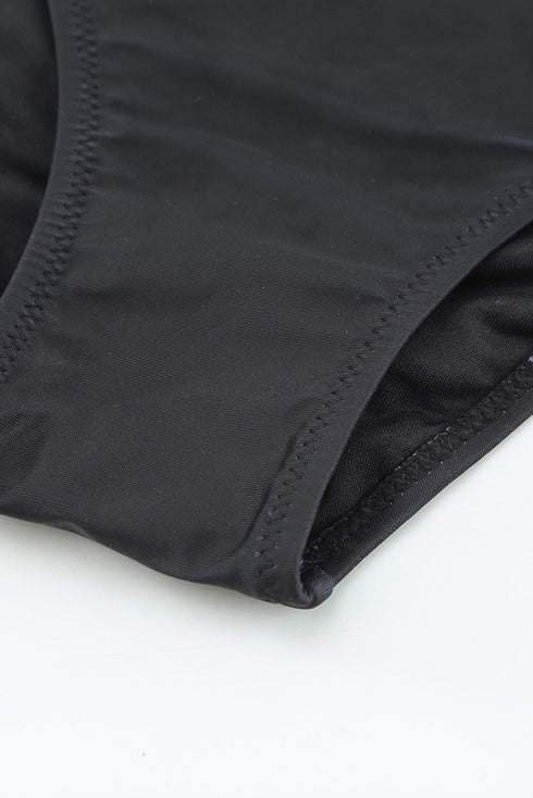 Sexy Padded Gather Push-Up Bikini Set