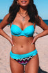 Sexy Padded Gather Push-Up Bikini Set