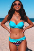 Sexy Padded Gather Push-Up Bikini Set