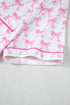 Shamrock Print Short Sleeve Ruffled Hem Pajama Set