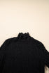 Sheer Floral Lace Long Sleeve Mock Neck Top