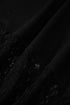 Sheer Floral Lace Panel Asymmetric Patchwork Long Sleeve Top