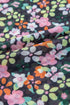Sheer Floral Mesh Short Sleeve Round Neck Top