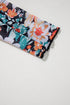 Sheer Mesh Floral Print Long Sleeve Crop Top