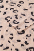 Sheer Mesh Leopard Print Mock Neck Long Sleeve Bodysuit
