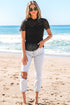 Sheer Mesh Mock Neck Bow Detail Top