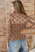 Sheer Mesh Rugby Style Long Sleeve Top