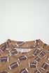 Sheer Mesh Rugby Style Long Sleeve Top
