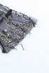 Sheer Mesh Sequin Embellished Open Front Kimono