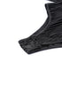 Sheer Polka Dot Ribbed Velvet Long Sleeve Bodysuit