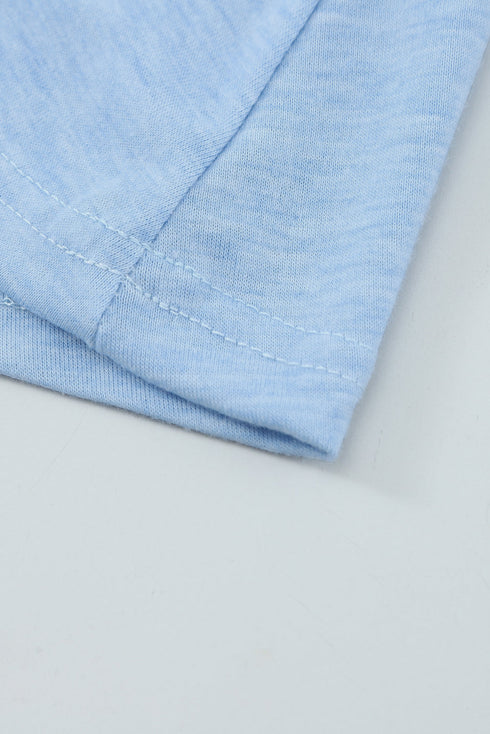 Sheer Striped Short Sleeve Flare T-Shirt Mini Dress