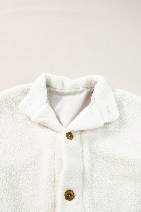 Sherpa Stand Collar Jacket Vest