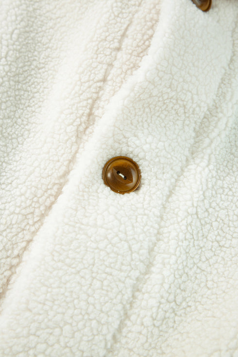 Sherpa Stand Collar Jacket Vest