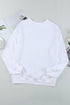 Shimmering Animal Graphic Crew Neck Pullover Sweatshirt