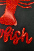 Shimmering Crawfish Graphic Crew Neck Short Sleeve Tee