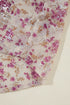 Shimmering Floral Print Collared Button Down Blouse