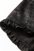 Shimmering Frilled V Neck Puff Sleeve Babydoll Blouse