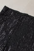 Shimmering Sequin Embellished Wide Leg Statement Pants