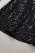 Shimmering Sequin Embellished Wide Leg Statement Pants