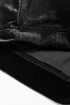 Shiny Velvet High Waist Drawstring Wide Leg Pants